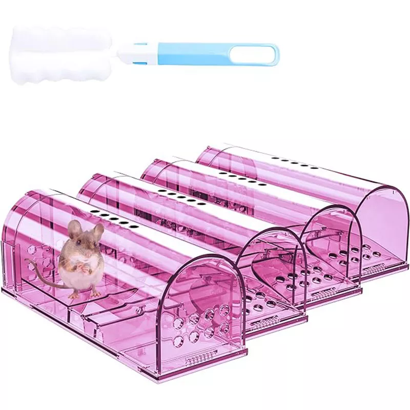 Reusable small mouse trap for home and outdoor use