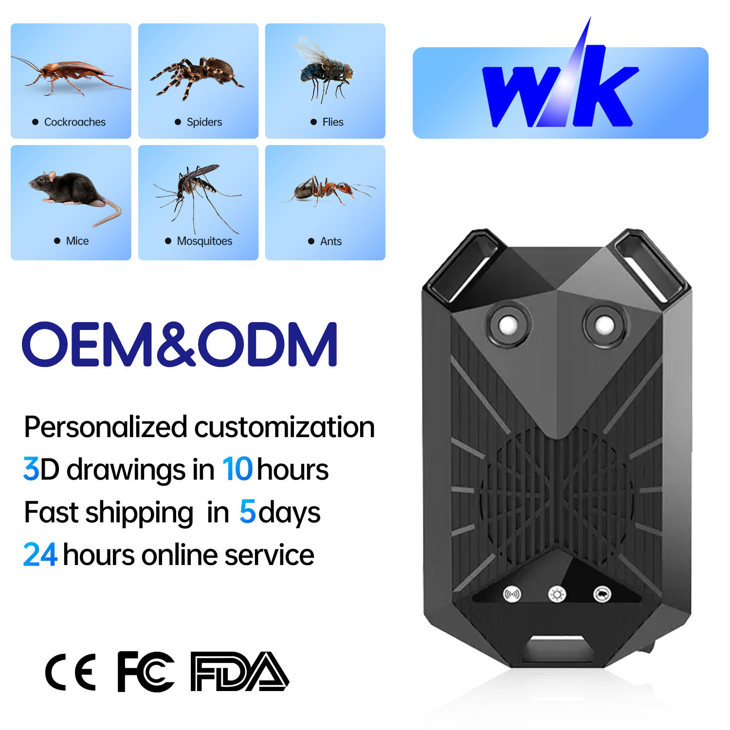 Auto Under‑Hood Ultrasonic Mouse Repeller